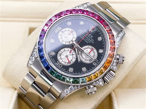 daytona rainbow oro bianco|Rolex Daytona Rainbow Review: Your Ultimate .